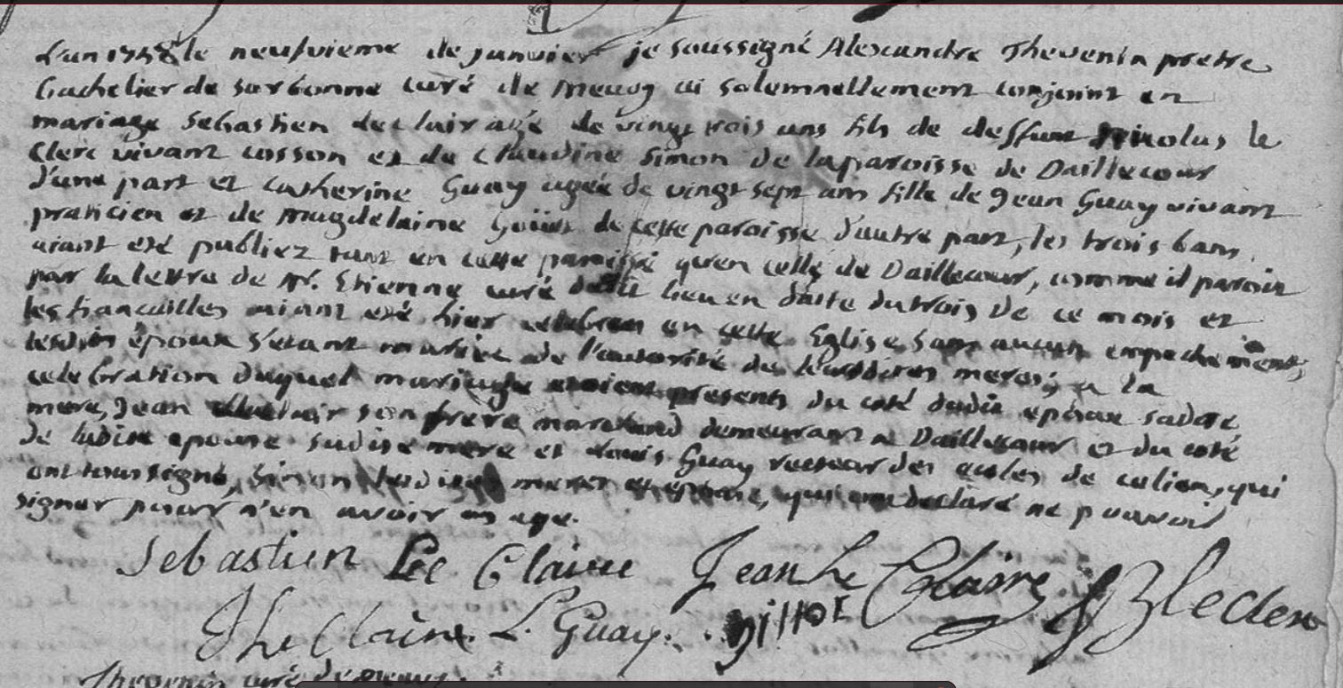 Mariage Sebastien Le Clerc Catherine Guay.JPG